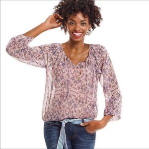 NWT cAbi Peasant Blouse. Sz. XL